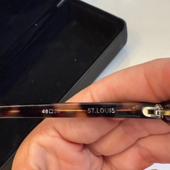 KREWE St Louis Sunglasses with Gold Frame and Pink Lenses - Picture 8 of 11